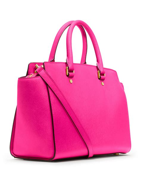 michael kors selma large pink|MICHAEL KORS SELMA LARGE PINK HANDBAG REVIEW.